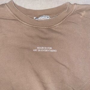 search for art in everything crew neck sweater